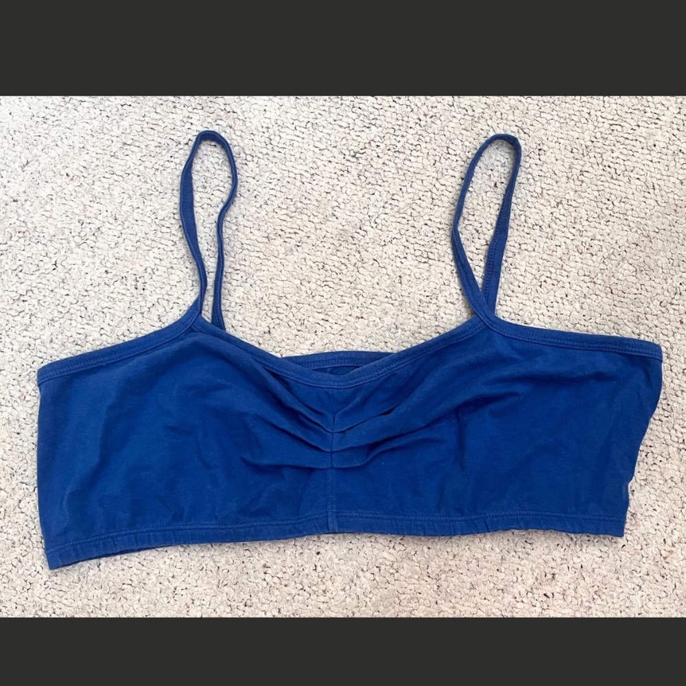 ARQ Zelda Ruched Royal Blue Bra in Size 3X